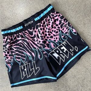 Kill Crew BSEM FIGHT SHORTS (THAI CUT) - BLUE / PINK
